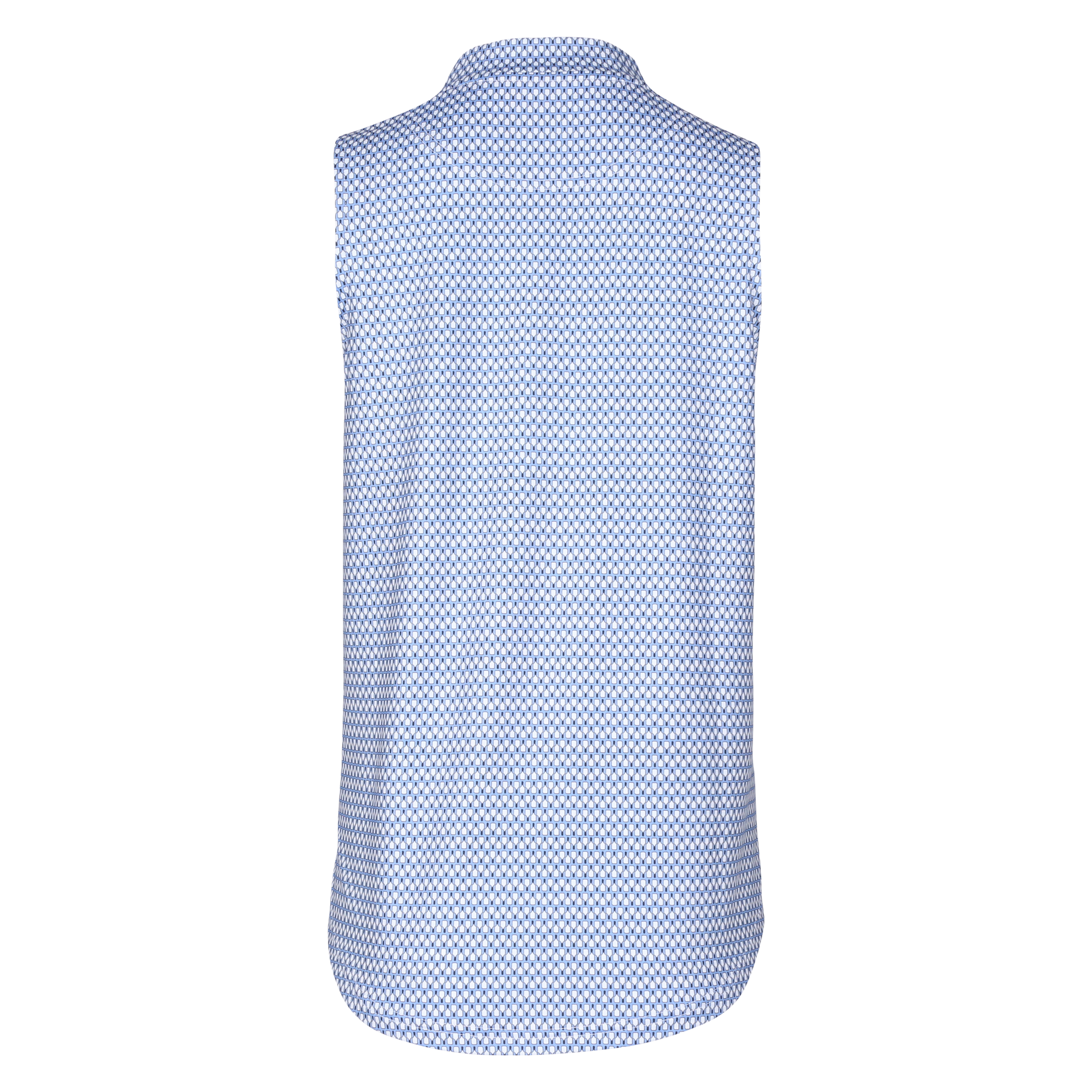 Women's Signature Pickleball Paddle Pattern Sleeveless in Blue back