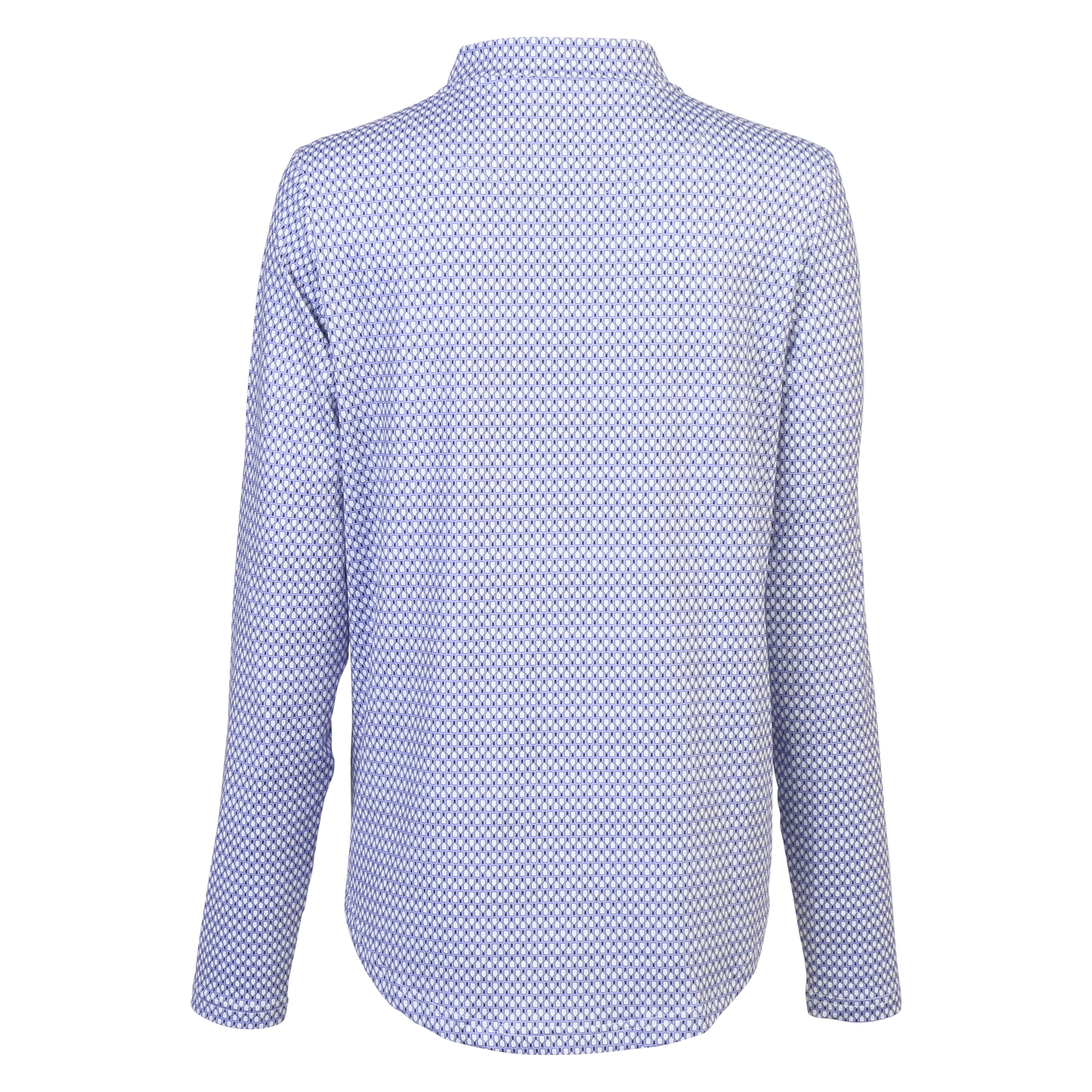 Women's Long Sleeve Signature Pickleball Paddle Pattern in Lavender back