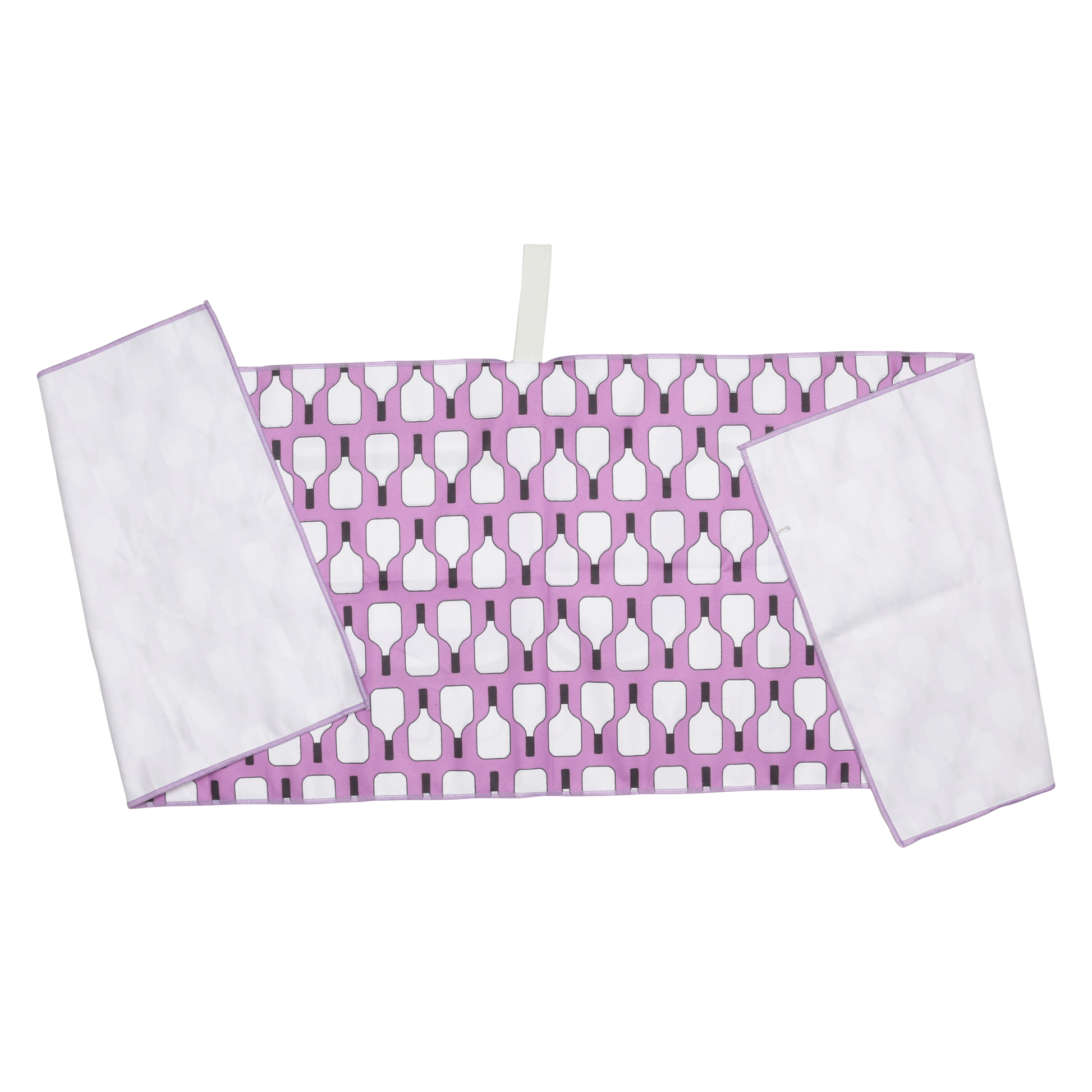 Signature Pickleball Paddle Pattern Towel in Lavender