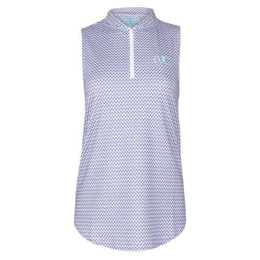 Women's Signature Paddle Pattern Sleeveless Top in Lavender