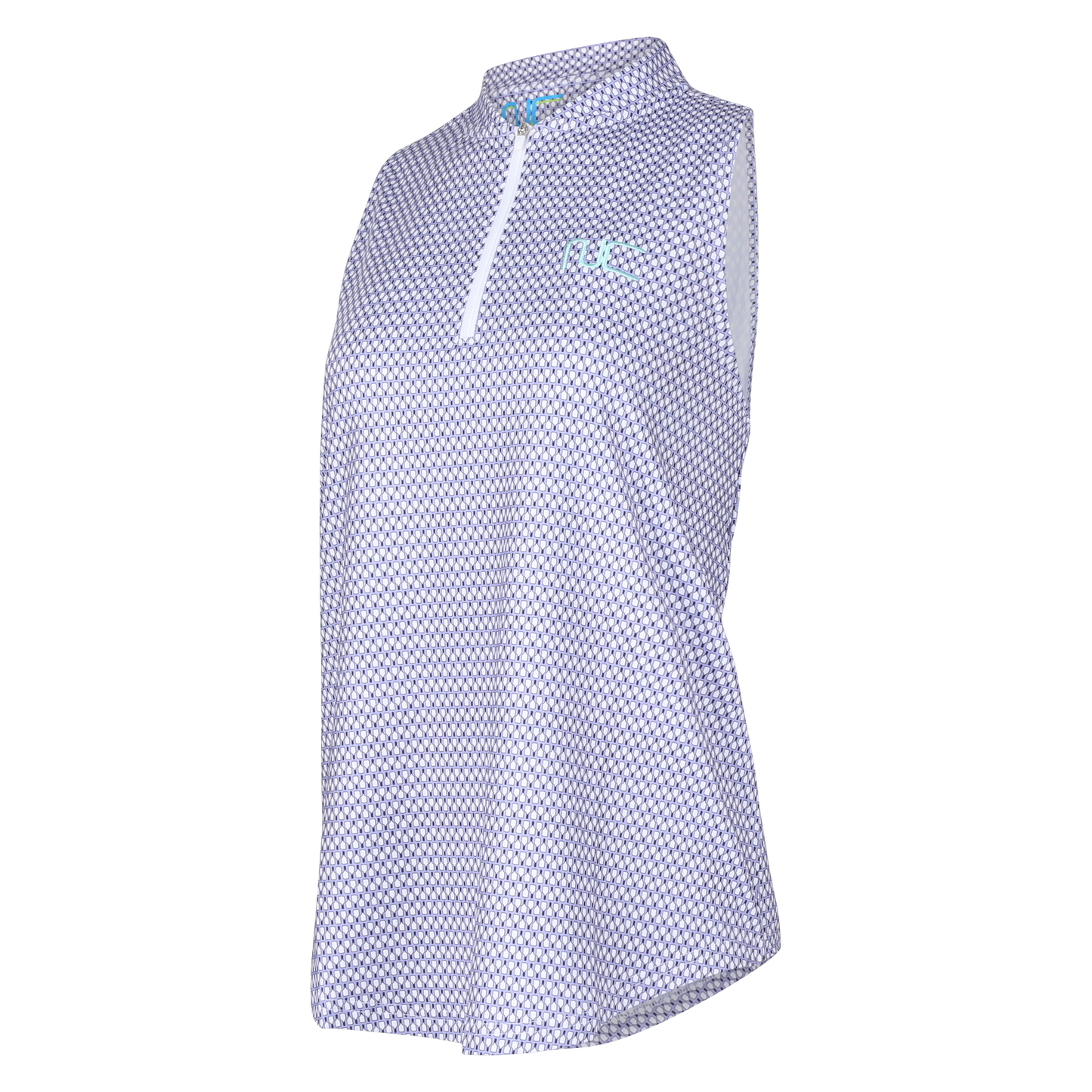 Women's Signature Paddle Pattern Sleeveless Top in Lavender side