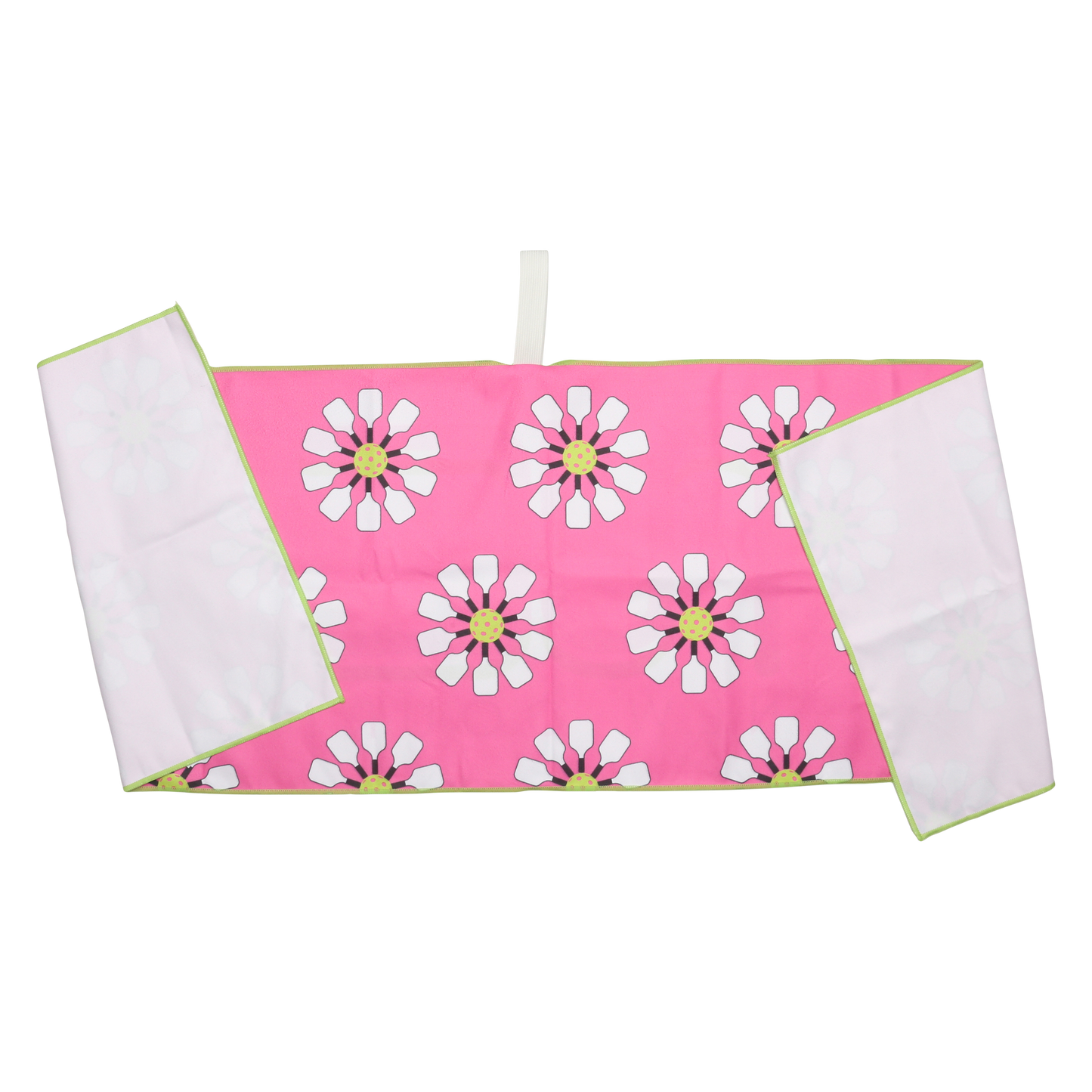 Pickleball Paddle Flower Towel