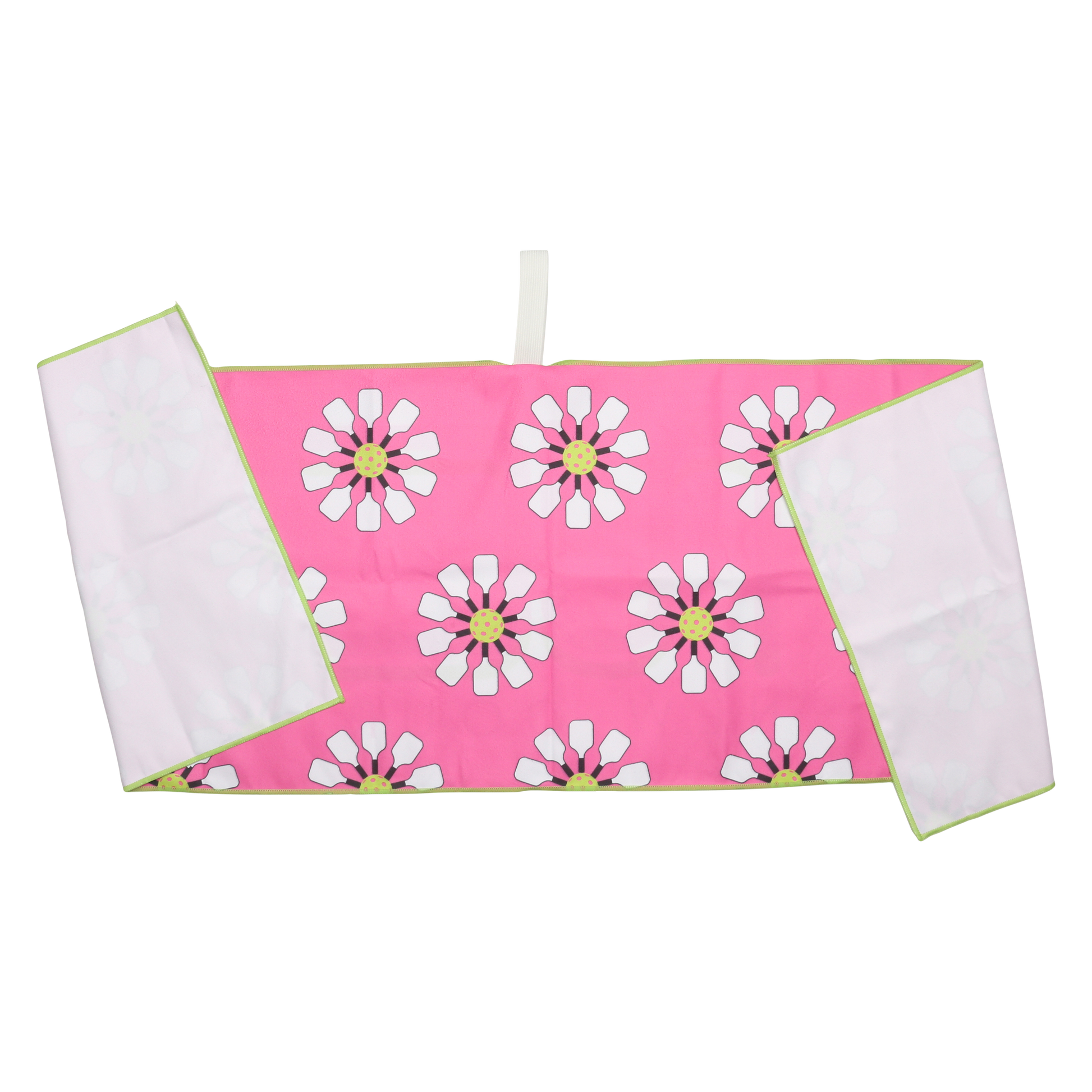 Pickleball Paddle Flower Towel