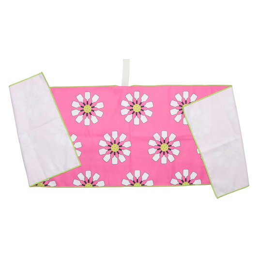 Pickleball Paddle Flower Towel